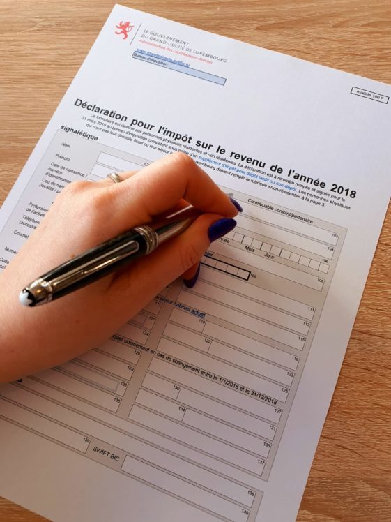 Luxembourg Tax Return For Individuals List Of Documents Advensys Conseil Is An Accounting